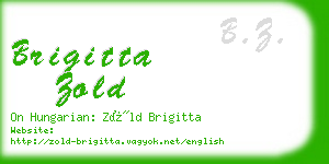 brigitta zold business card